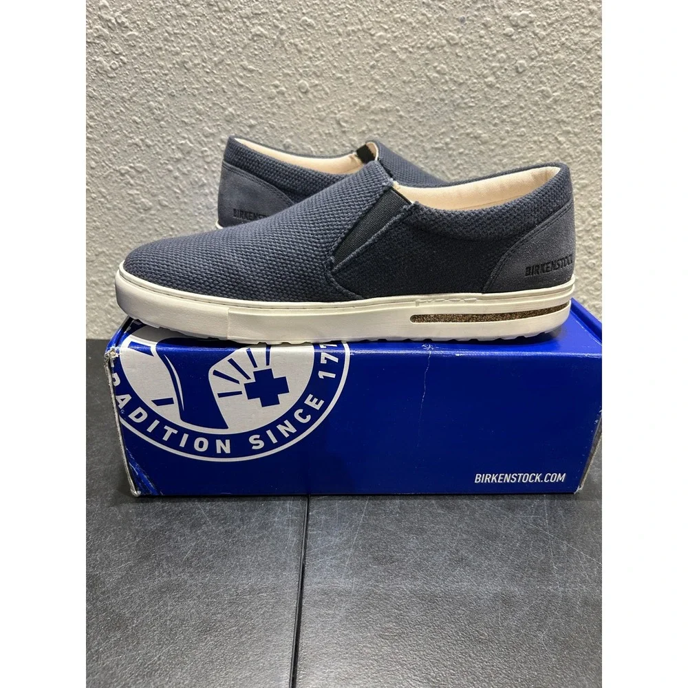 Birkenstock Oswego Textile Leather Midnight Blue EU 42 US L11 M9 Mens Womens